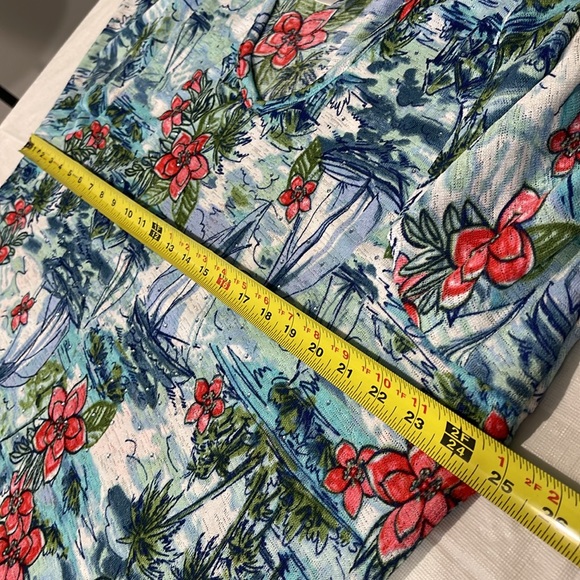 Rebecca Malone plus size 1X tropical theme shirt stretchy NEW - Picture 12 of 14